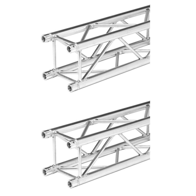 Global Truss 8.2 Foot Straight Square Truss Segment for F34 Trussing (2 Pack)