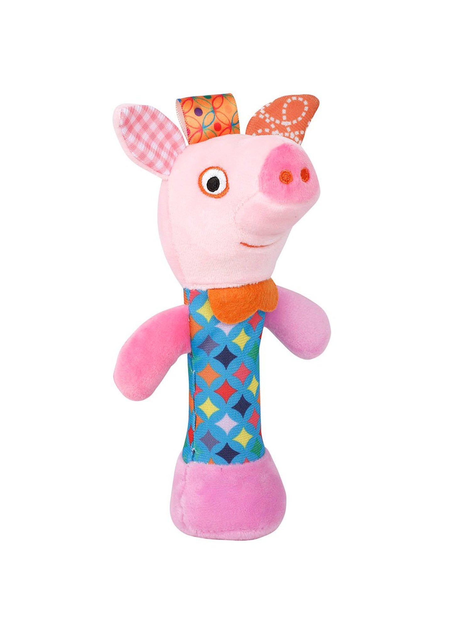 Baby Moo Vintage Ride Yellow Mattress with Fixed Neck Pillow and Bolsters