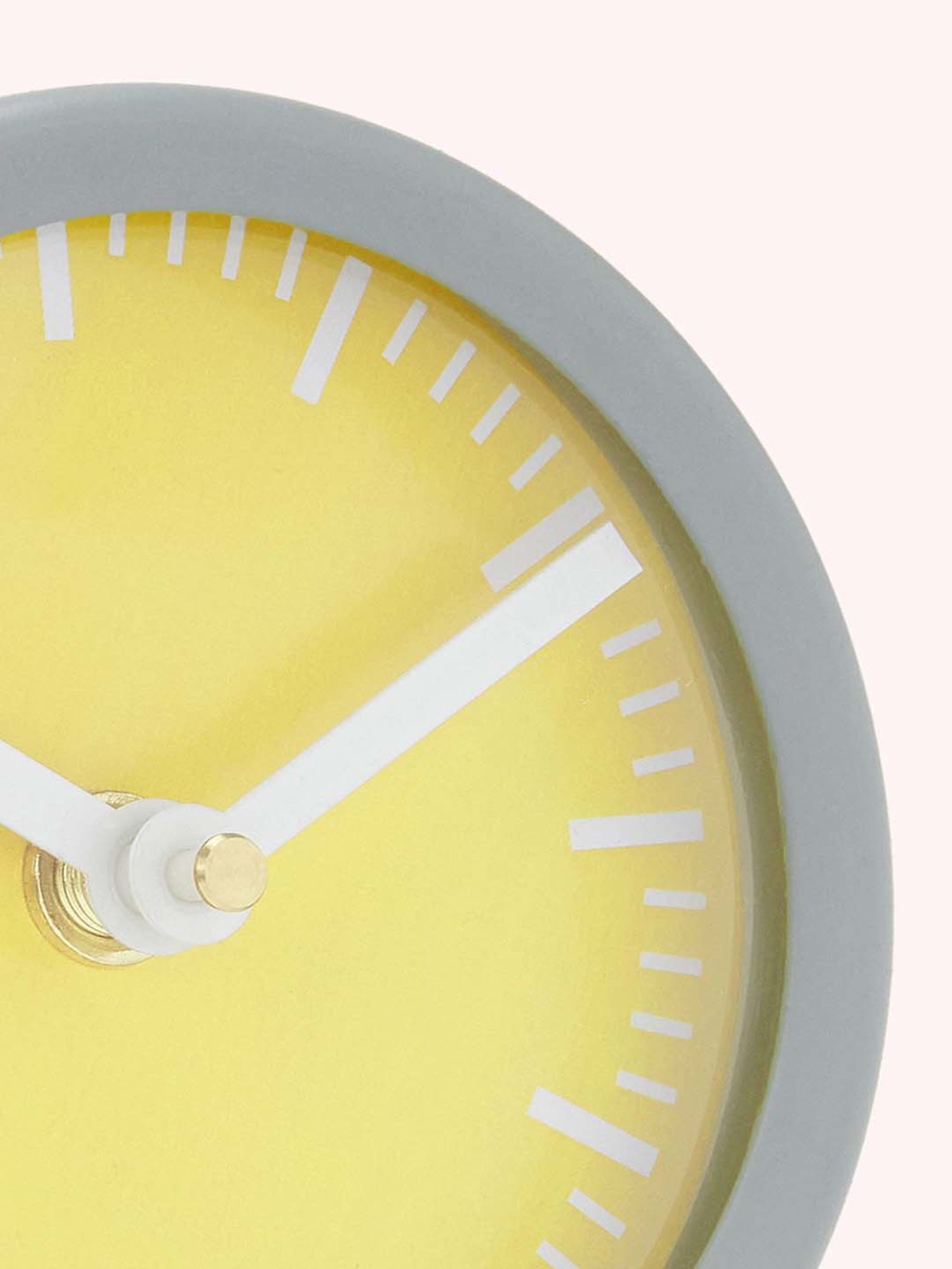 Living Scapes by Pantaloons Yellow Iron Table Clock