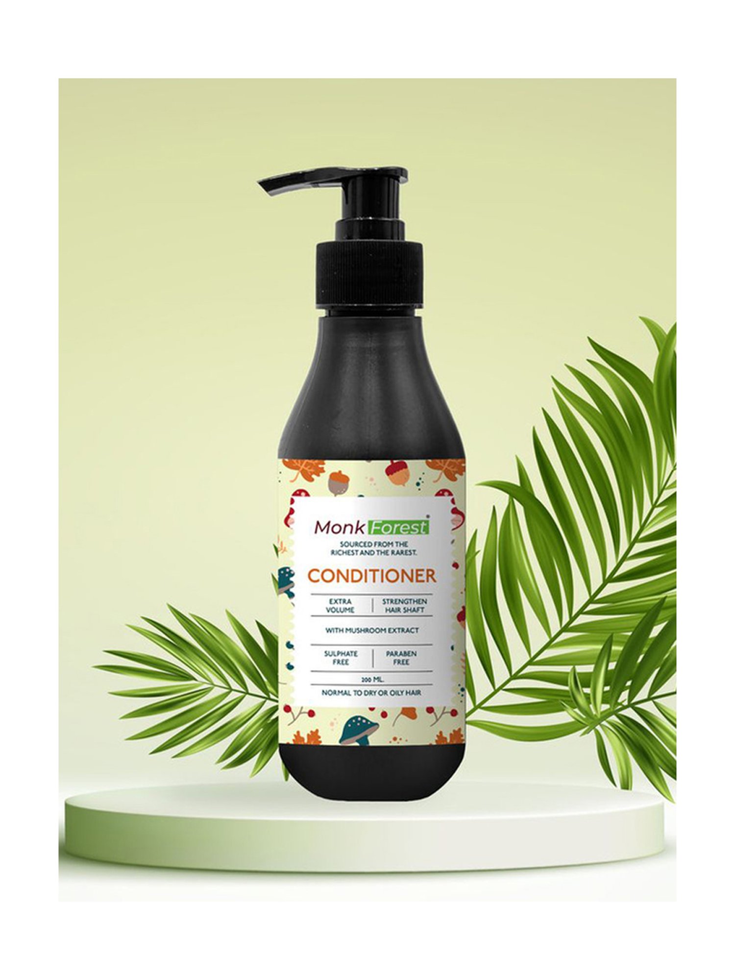 Monk Forest Mushroom Hair Conditioner for Hair Protection - 200 ml