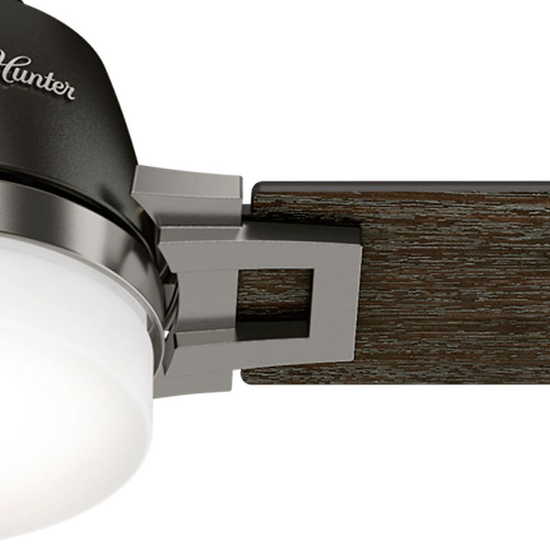 48" Leoni Ceiling Fan with Remote Bronze (Includes Light Bulb) - Hunter