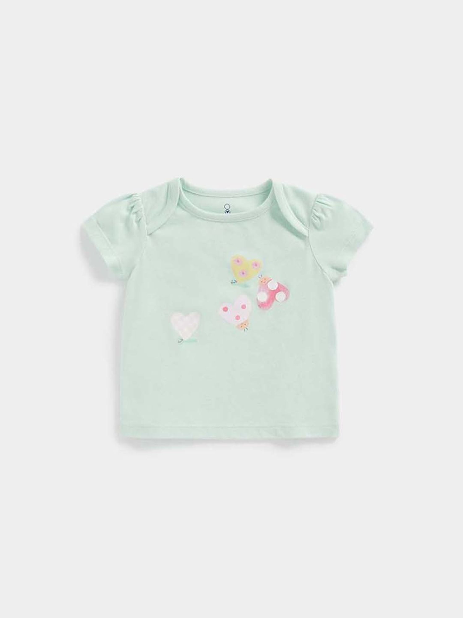Mothercare Kids Green Cotton Printed T-Shirt