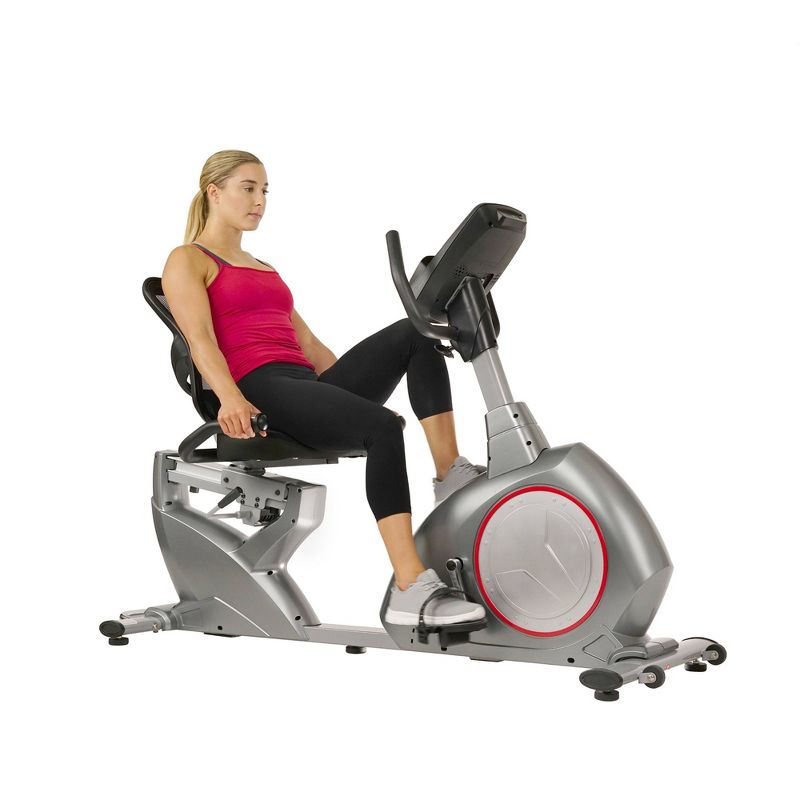 Sunny Health & Fitness Powersync Self-Powered Recumbent Exercise Bike
