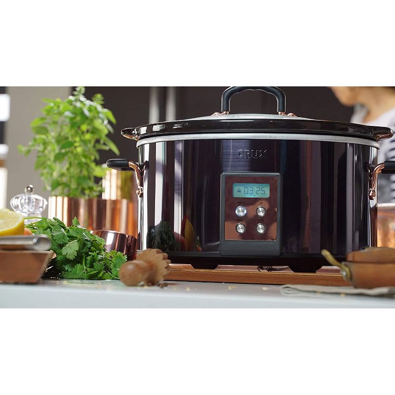 Crock-Pot 6qt Programmable Cook & Carry Slow Cooker Black SCCPVLF605-B