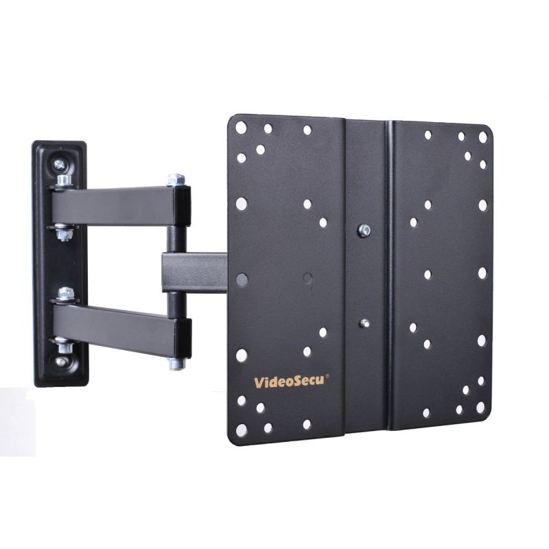 VideoSecu Tilt Swivel TV Wall Mount for 22 24 26 27 28 29 30 32 37 39 40 inch Samsung VIZIO Insignia AOC JVC LCD LED TV Monitor Bracket with VESA 200x200, loading 44lbs, Heavy Duty/ Long Extension B65