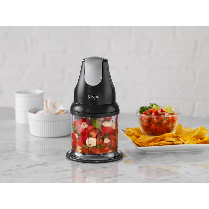 KitchenAid 2 Speed Pulsing Meal Prep Compact Mini Food Processor Chopper with 3.5 Cup Working Bowl, Contour Silver (Certified Refurbished)