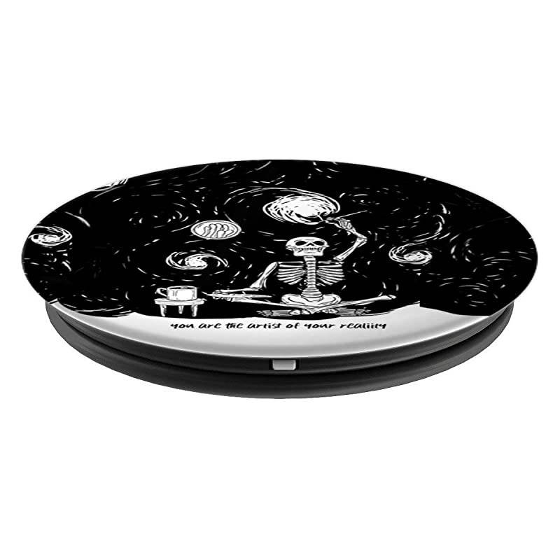 Are the Artist of r Reality Skeleton Painting Gift PopSockets PopGrip: Swappable Grip for Phones & Tablets