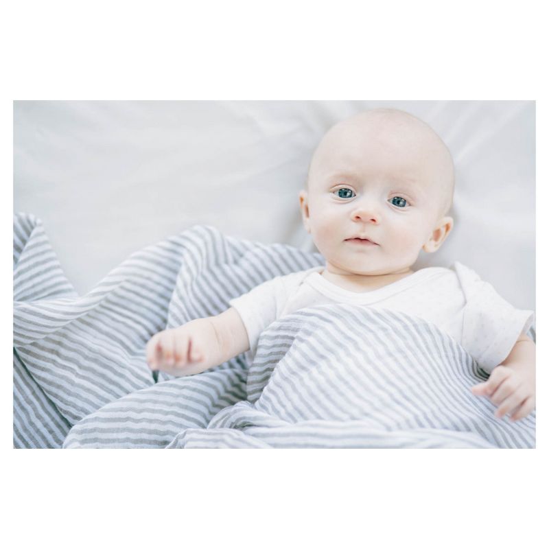 Little Unicorn Cotton Muslin Swaddle Blankets- Watercolor Roses