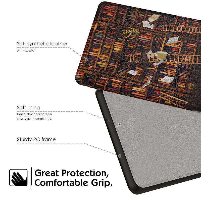 Case Fits AllNew Kindle 10th Generation 2019 Release Only Ultra Lightweight Shell Cover with Auto WakeSleep Will Not Fit Kindle Paperwhite 10th Generation 2018 Bookshelf