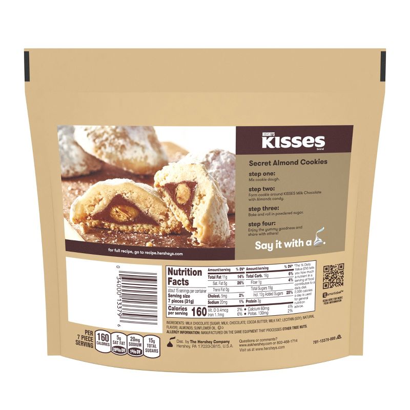 Kisses Almond Chocolate Candy - 16oz