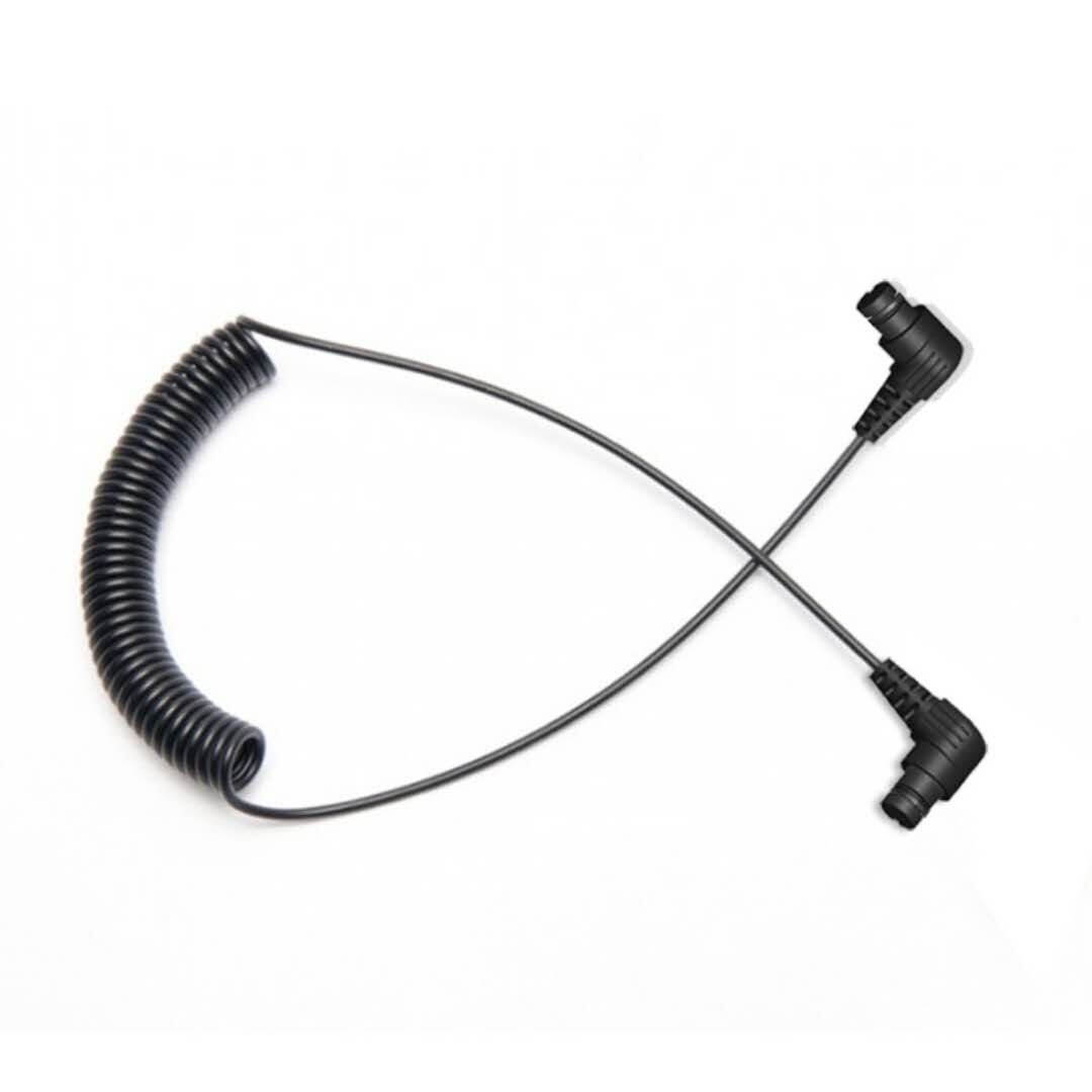 DIVTEK Fiber Optic Cable Flash Link Optical Connection Fuse Sea Underwater Diving Photography Fiber 613 Cores Optic Coiled Cord F-1.8