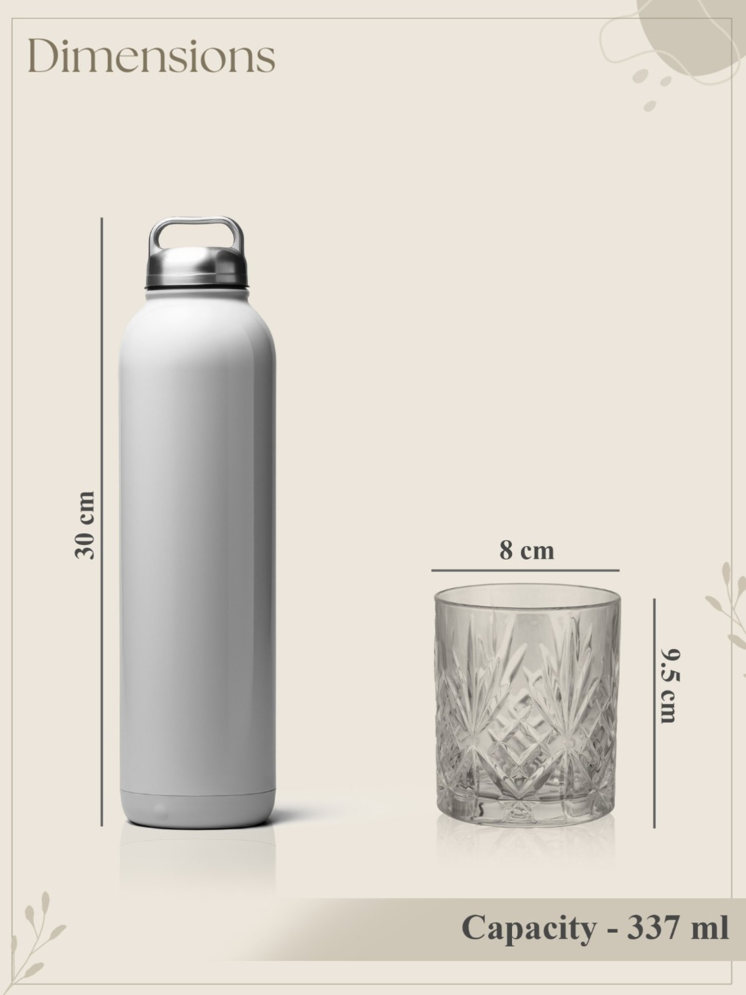 Trovea's Crystal Swords Italian Crystal Transparent Glass Whiskey Glass - Set of 6