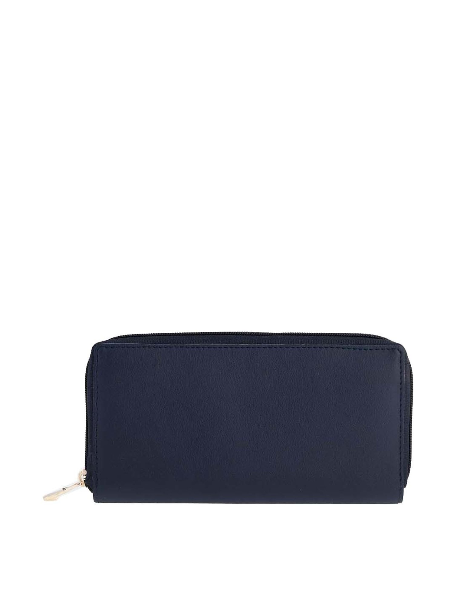 REDVALE Navy Textured Zip Around Wallet for Women