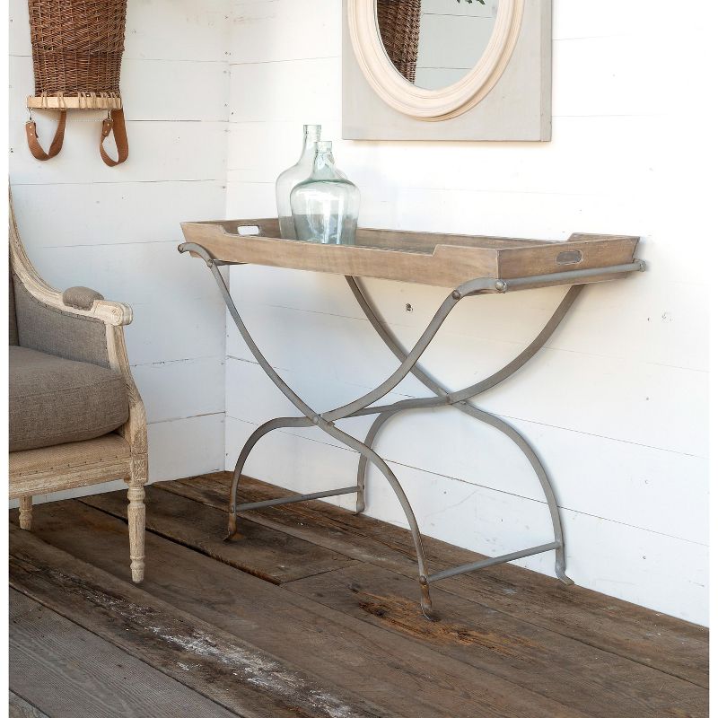 Park Hill Collection Planters Console Table