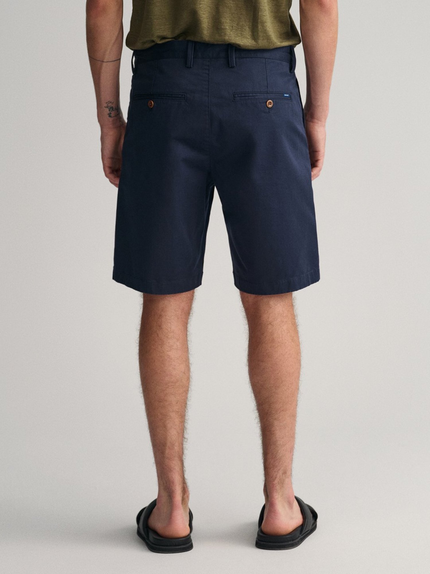 GANT Navy Slim Fit Shorts