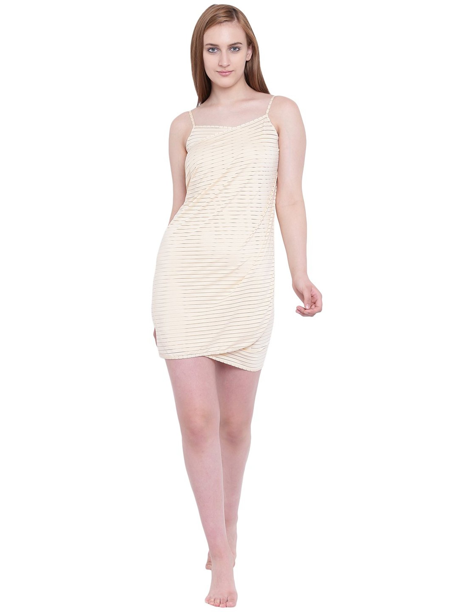 La Intimo Beige Striped Sarong