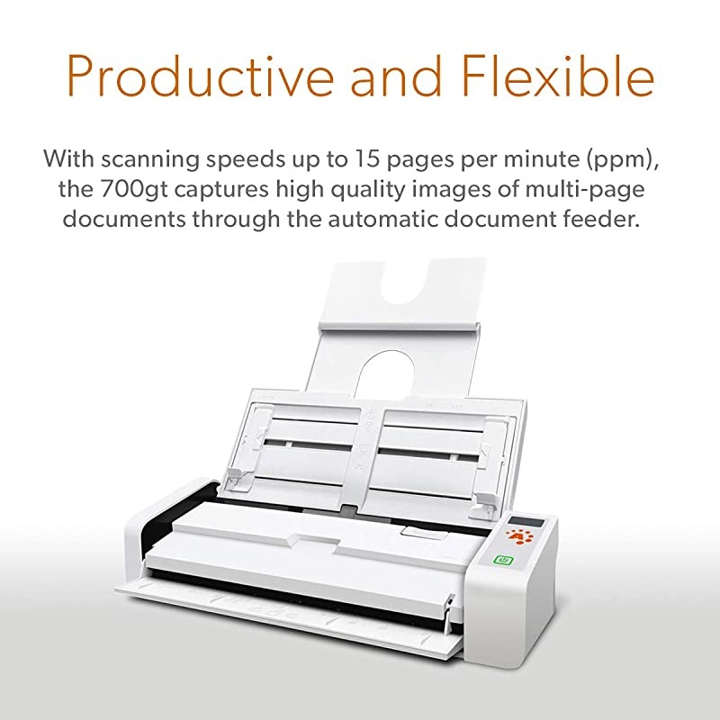 nScan 700gt Hybrid Duplex Document Scanner for Windows PC
