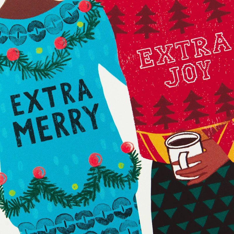 16ct Hallmark Mahogany Ugly Sweater Boxed Cards