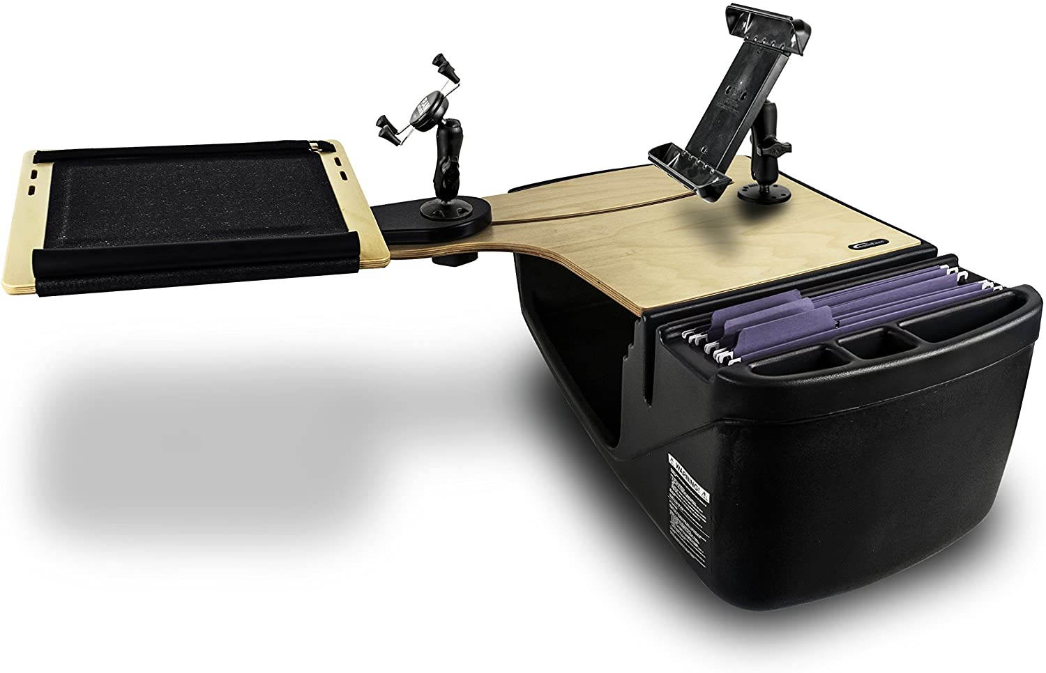 AutoExec AUE18022 AutoExec AUE18022 Reach Desk Back Seat Car Desk Birch Finish with Built-in 200 Watt Power Inverter, Phone Mount and Tablet Mount
ReachDeskS-03 BS Tablet Elite