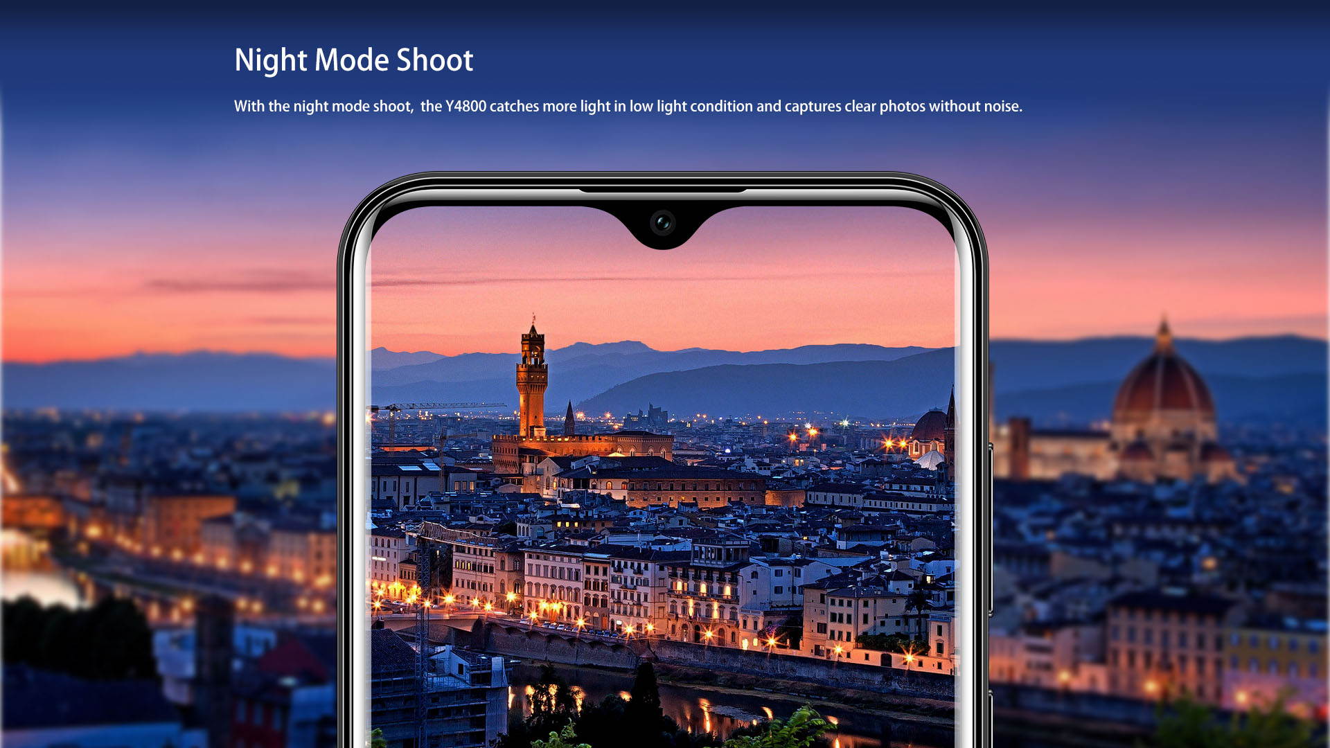 OUKITEL Y4800 (2019) telefono Desbloqueado, camara AI de 48MP + 5MP + 16MP, telefono Inteligente Android 9.0 Dual SIM 4G, 6.3 Pulgadas, 6GB RAM + 128GB ROM, bateria de 4000mAh