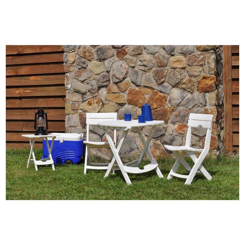 Quik Fold Café Tables - White - Adams