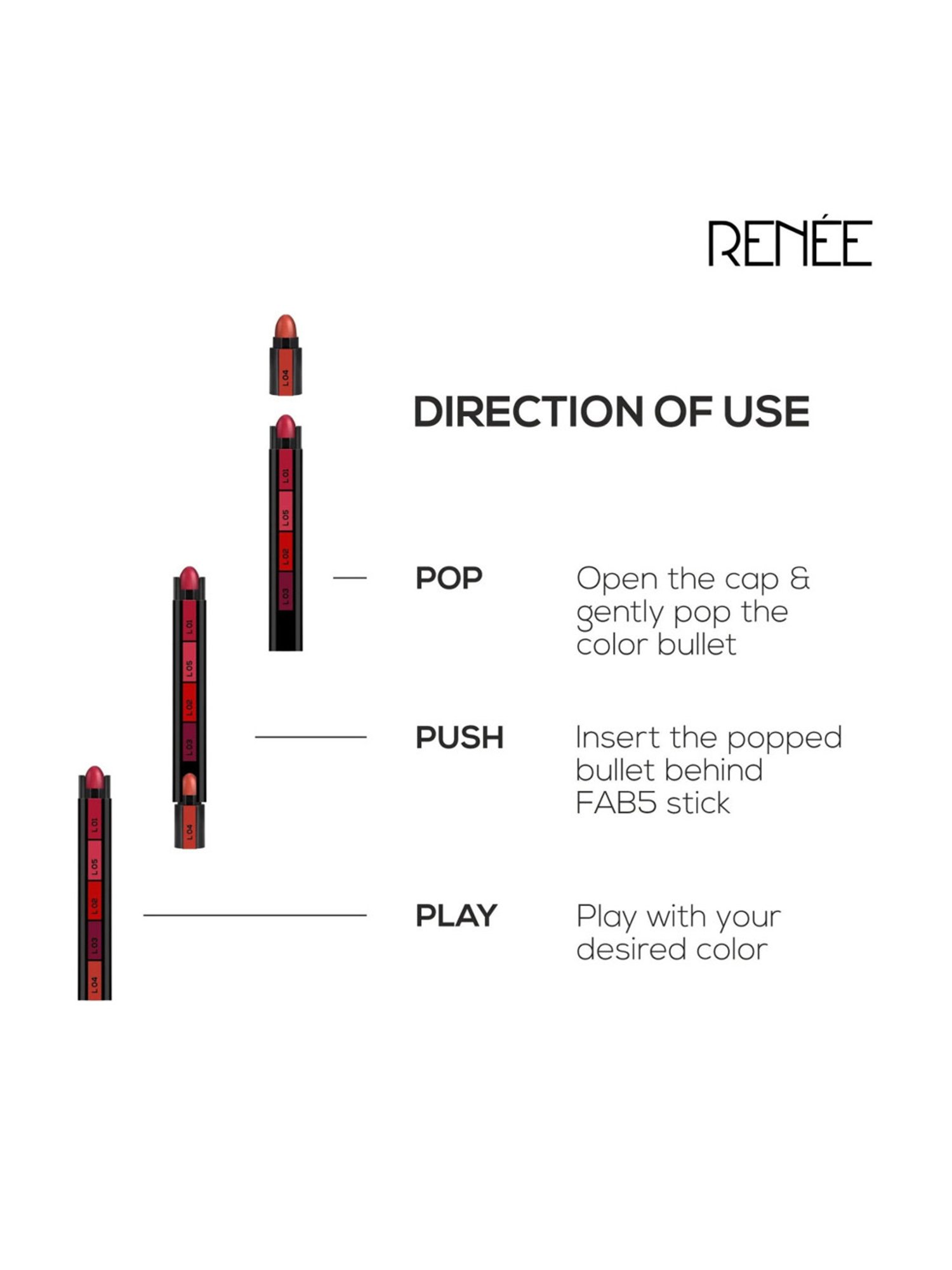 Renee Fab Bullet L 19 Royal Ruby - 1.5 gm