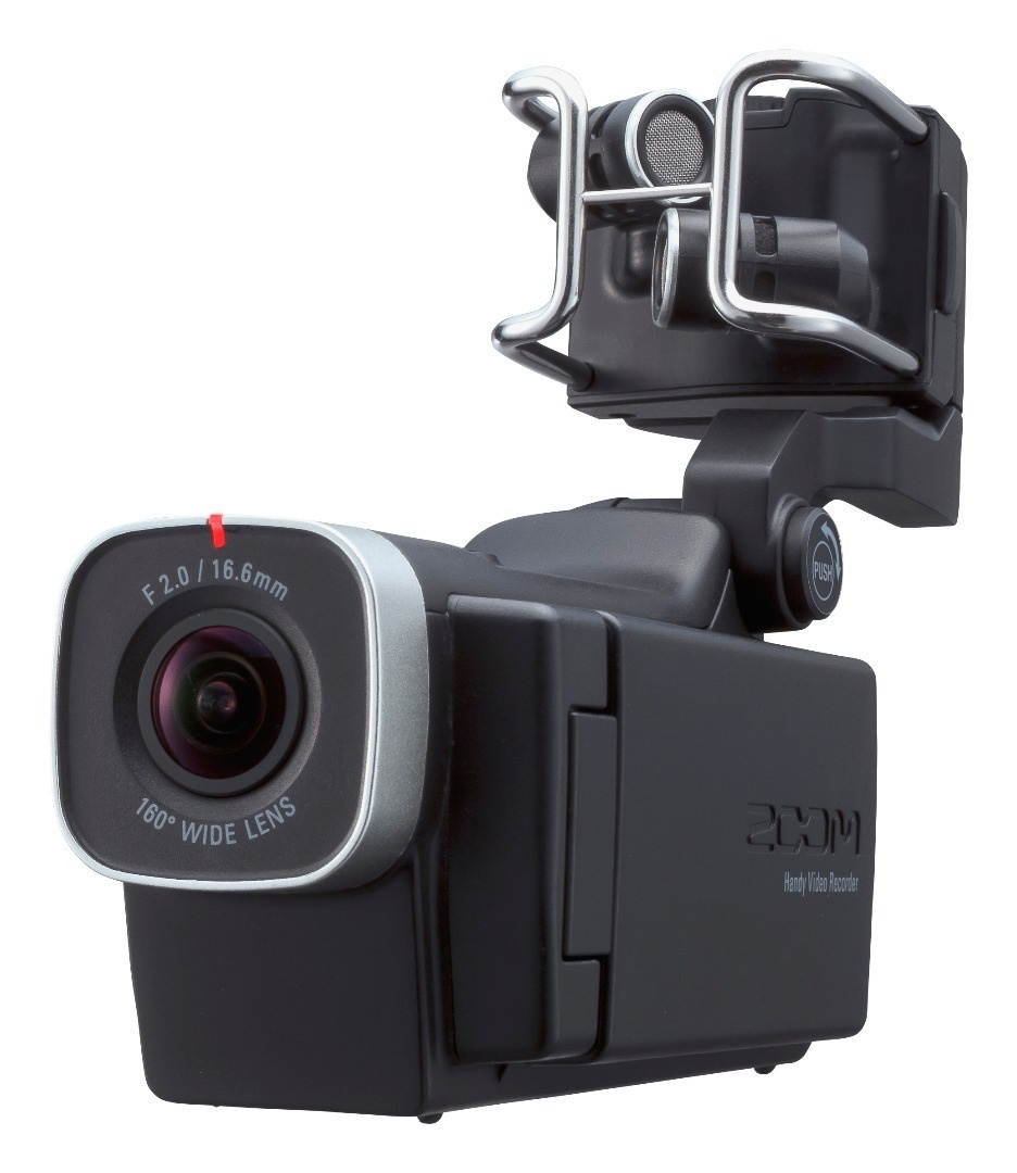 Zoom ZQ8 Handy Video Recorder with Clip-On Mic and 8-Inch Tripod Bundle
