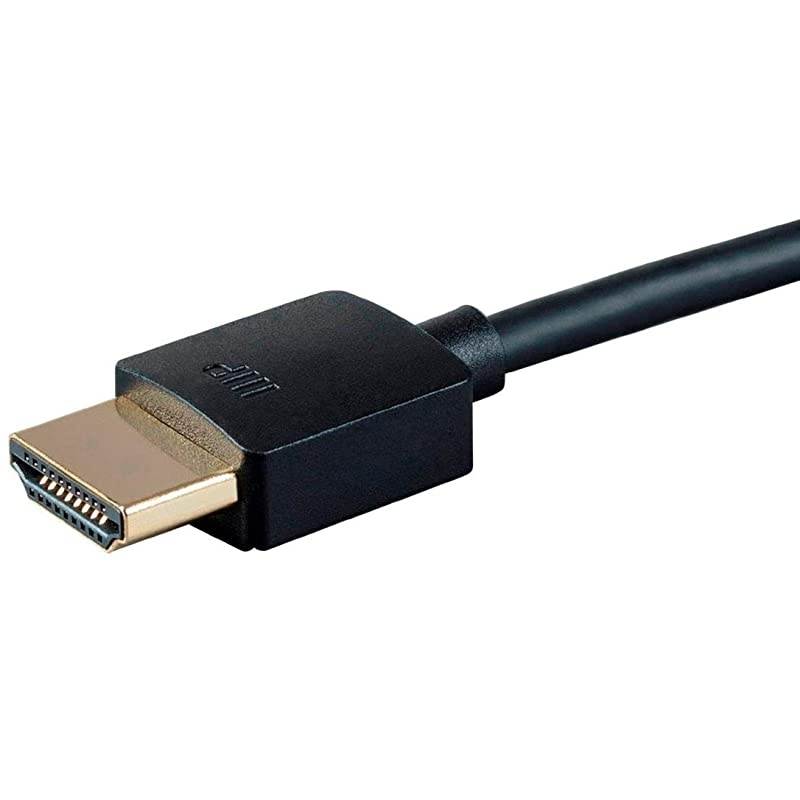 Certified Premium HDMI Cable - 3 Feet - Black (3 Pack) 4K@60Hz HDR 18Gbps 36AWG YUV 4:4:4 - Ultra Slim Series