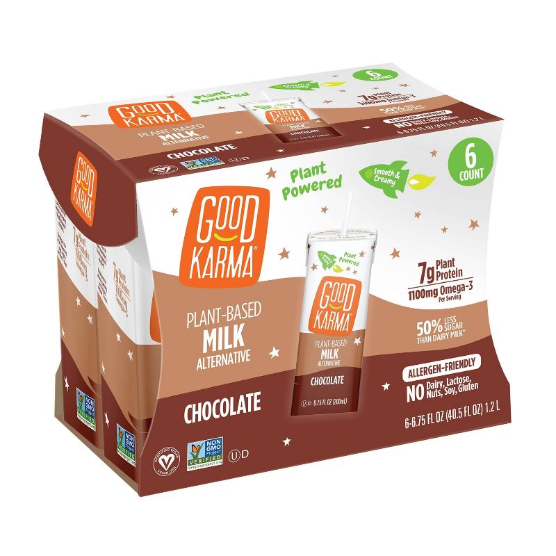 Good Karma Chocolate Flaxmilk - 6pk/6.75 fl oz Carton