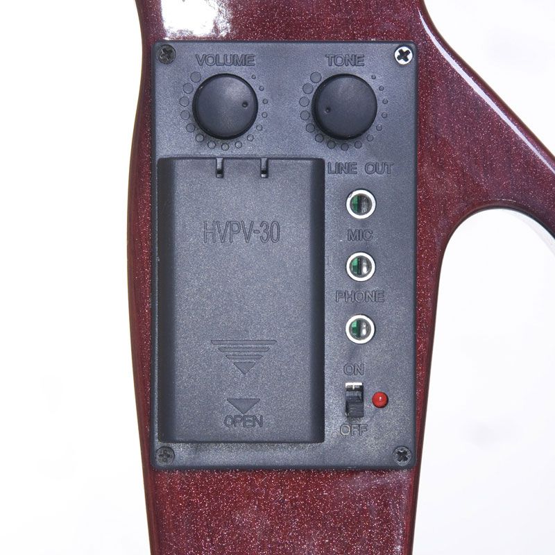 Cecilio 4/4CEVN-3NA 4/4 Full Size Electric Silent Solidwood Violin w/ Ebony Fittings in Style 3 - Metallic Mahogany