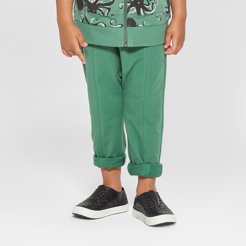 Toddler Boys' Jogger Pants - Cat & Jack™ Green 12M