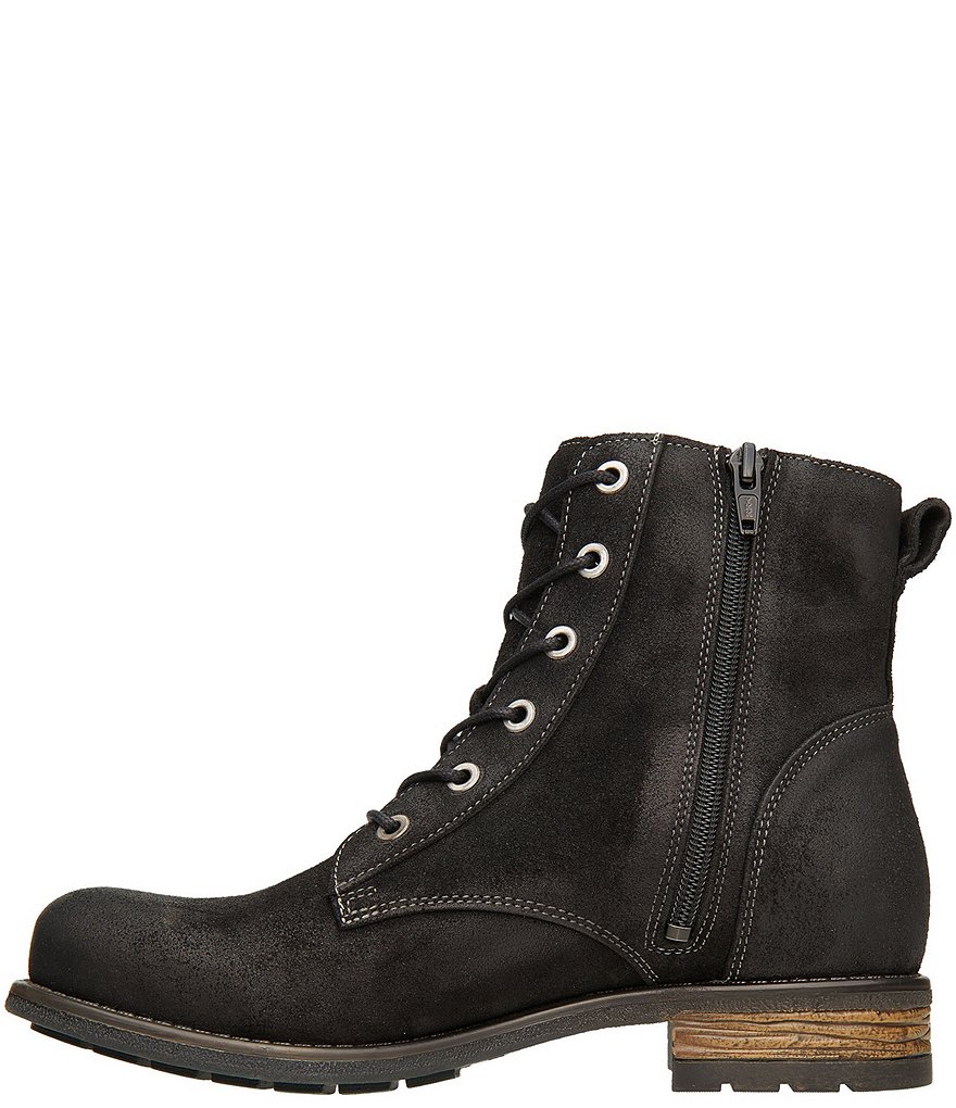 Taos Footwear Boot Camp Suede Faux Fur Lined Booties