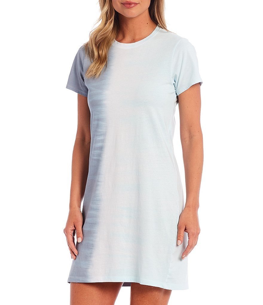 Anne Klein Sport Carlita Jewel Neck Sleeveless Midi Shift Tank Dress