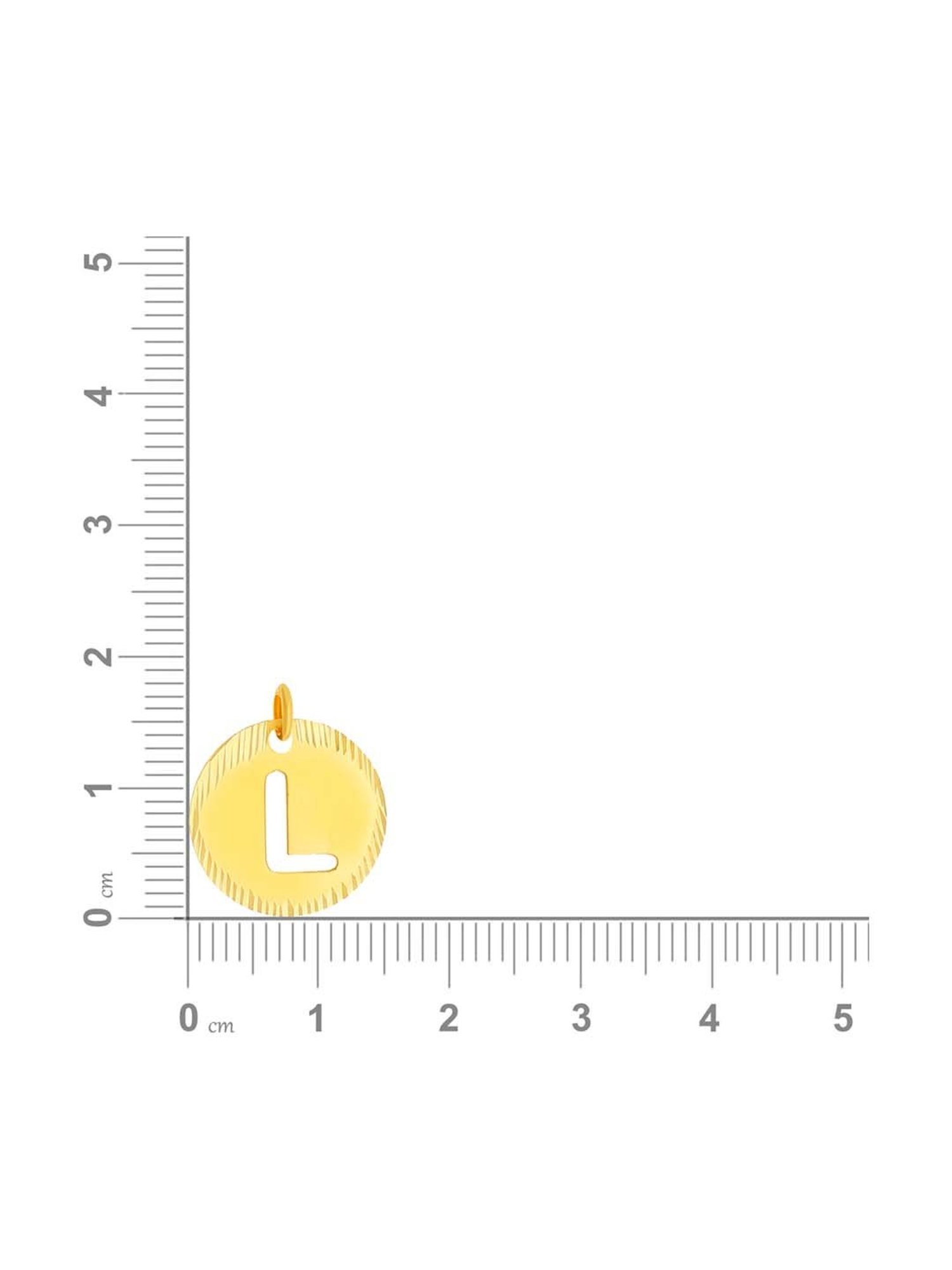 Joyalukkas 22k Love Embrace Gold Pendant