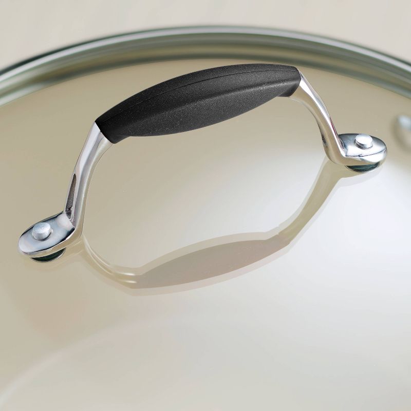 Tramontina Gourmet Ceramica Deluxe 3qt Sauce Pan with Lid Metallic Black