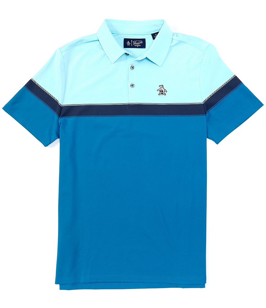 Original Penguin Golf Short-Sleeve Chest Pump Knit Polo Shirt
