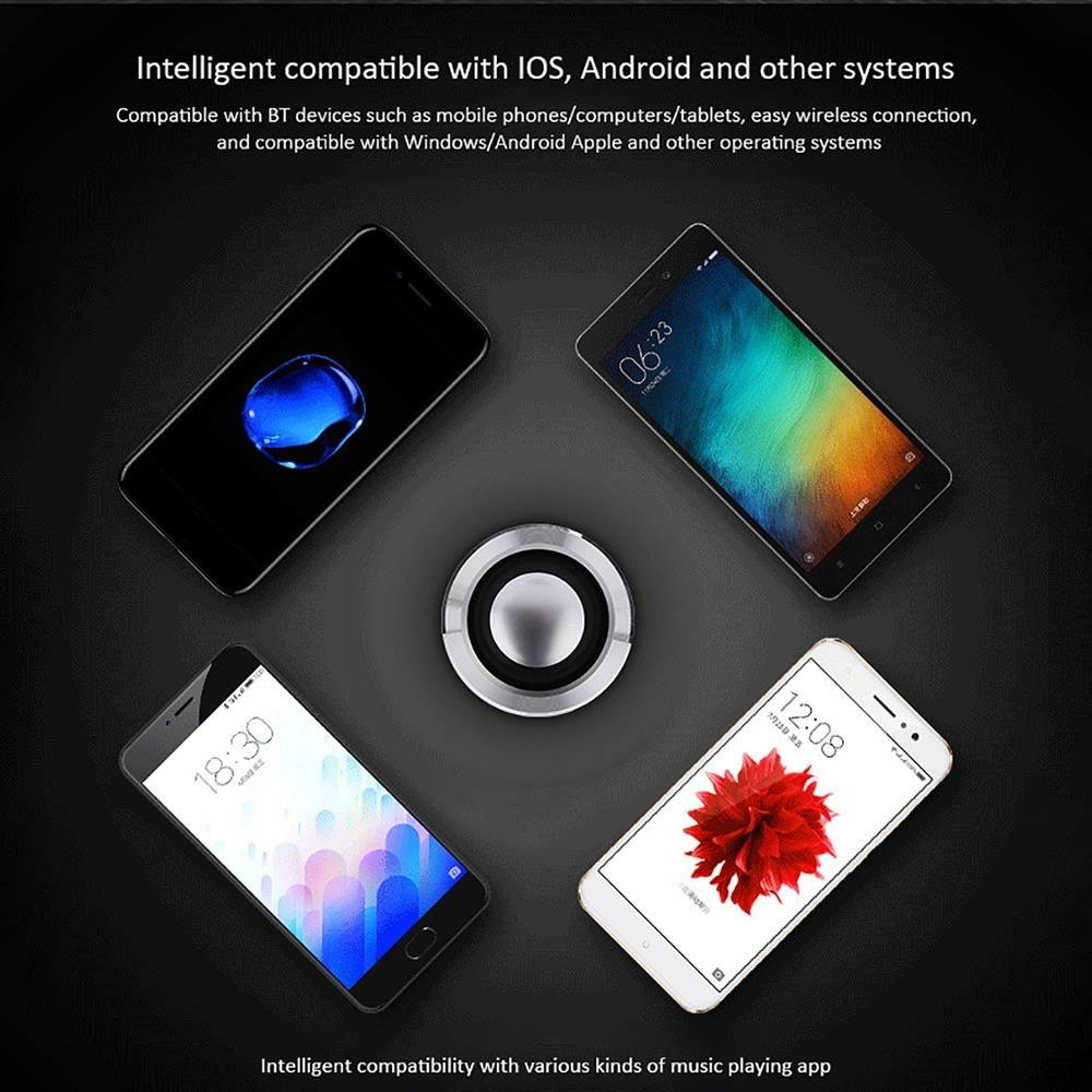 A8 BT Mini Speaker Audio Strong Bass Pure Voice Lightweighted Ultra-long Playback Loudspeaker