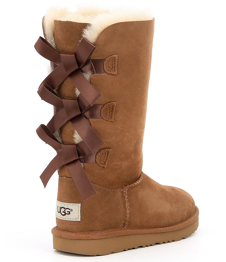 UGG&reg; Girls' Bailey Bow Suede Tall II Boots (Youth)