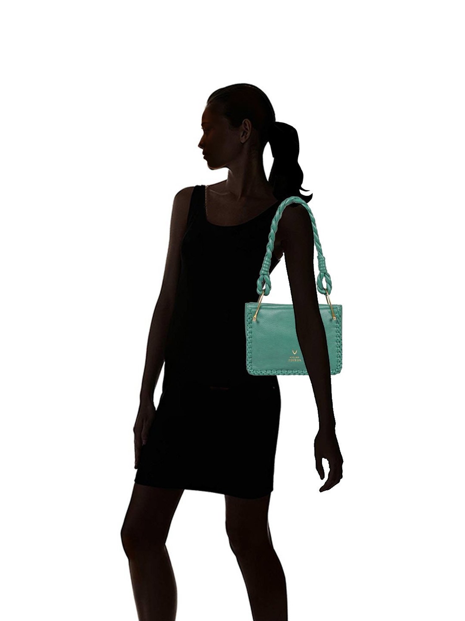 Hidesign Green Solid Medium Shoulder Bag