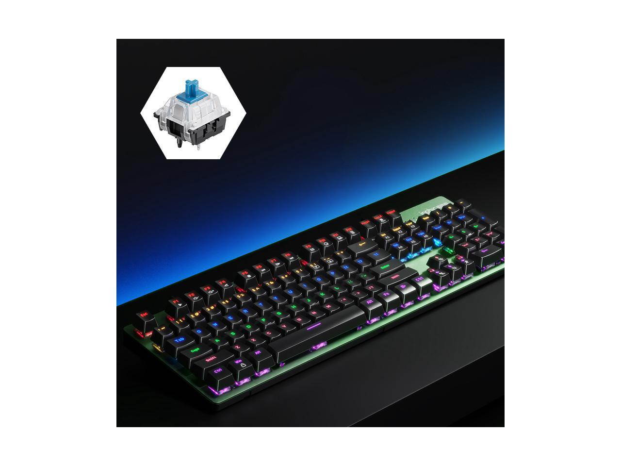 V910S Ergonomic Design, Cool Exterior USB Wired N-key Rollover Mechanical Gaming Keyboard For Office And Game