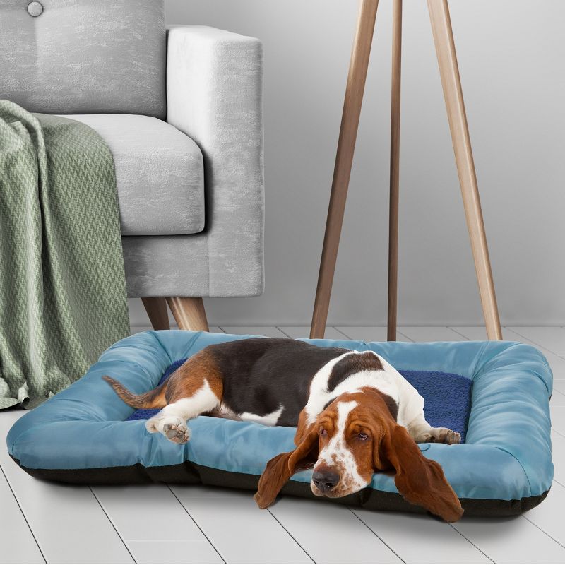 Pet Pal 43"x29" Plush Cozy Pet Bed - Blue