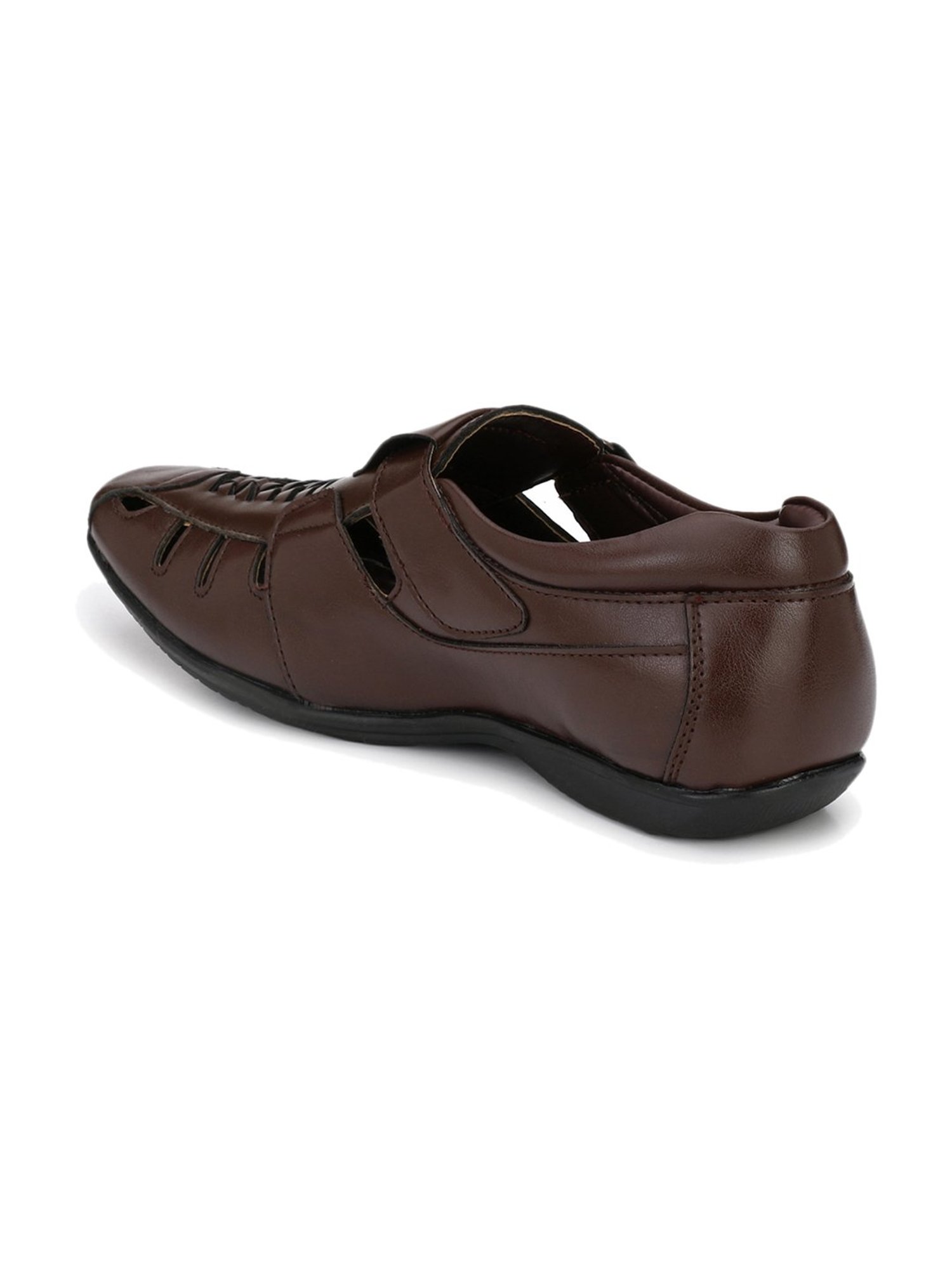 El Paso Brown Fisherman Sandals