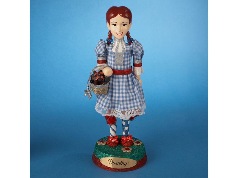Kurt S. Adler 9" Wizard of Oz Dorothy Decorative Wooden Christmas Nutcracker