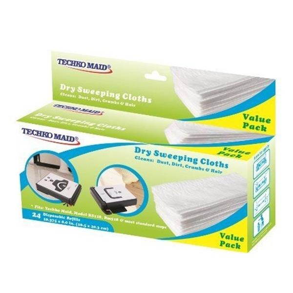 Techko Maid RM011 Dry Replaceable Mopping Sheets