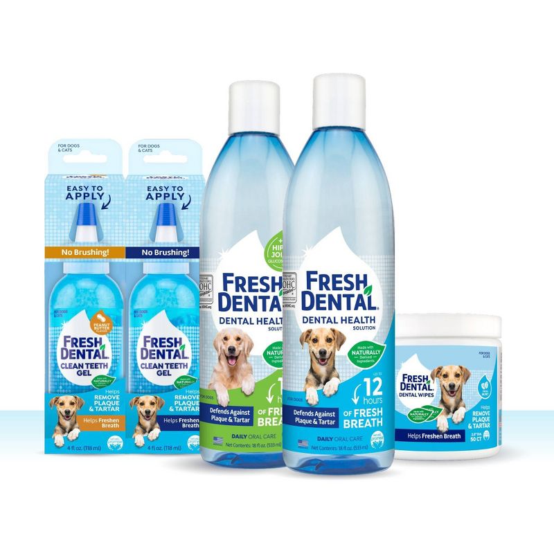 Naturel Promise Fresh Dental Health Solution for Dogs - 18oz