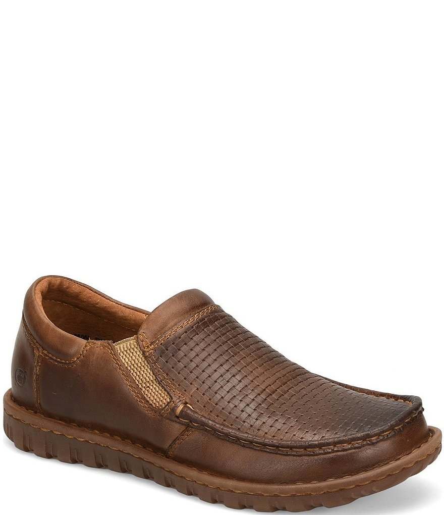 Born Men's Gudmund Embossed Slip Ons