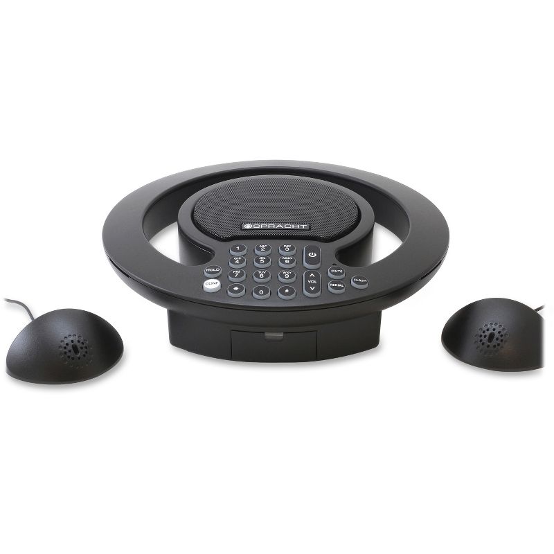 Spracht Aura SoHo Plus Conference Phone - Black - 1 x Phone Line - Speakerphone