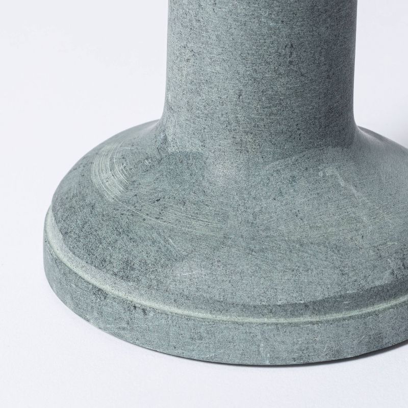 5" x 3.5" Soapstone Taper Candle Holder Gray - Threshold™ designed with Studio McGee