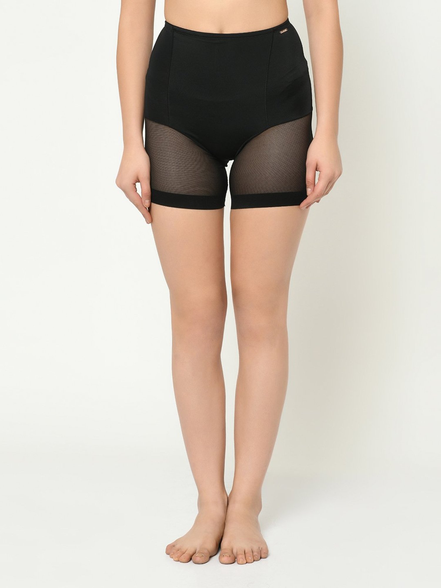 Da Intimo Black Full Coverage Thigh Shaper