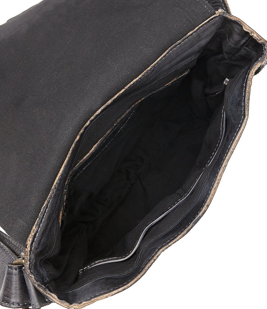 Bed Stu Venice Beach Buckle Weathered Leather Crossbody Bag